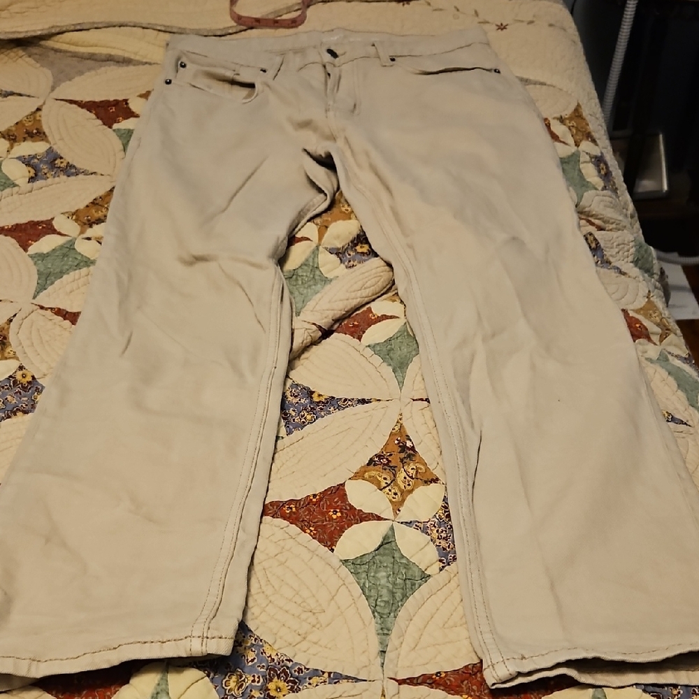 Old Navy Men's Khaki 360 Stretch 5 Pocket Pants